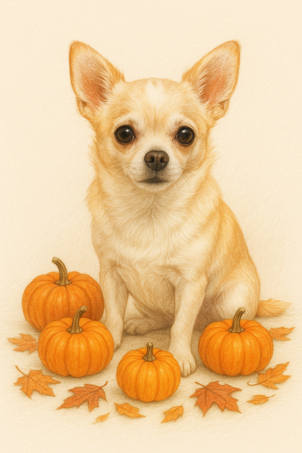 Custom pet portrait by The Family Portrait Company